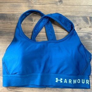 Small Under Armour Sports Bra Deep Teal